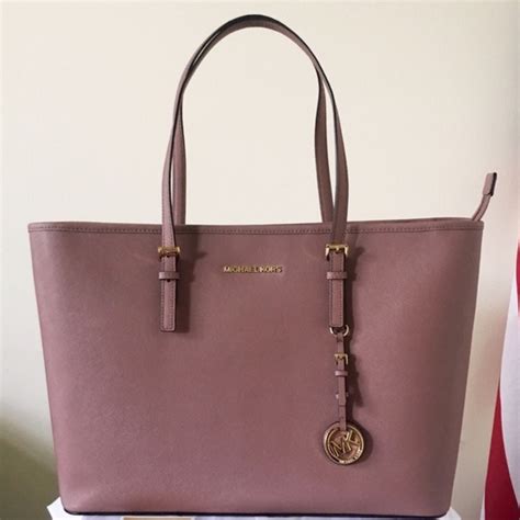 michael kors mercer mauve bag with rivets|Amazon.com: Michael Kors Mercer Handbags.